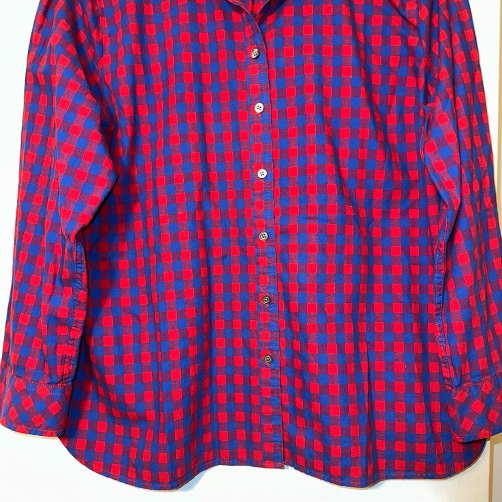 Talbots Petites Xlp Collared Button Down Ls Women… - image 2